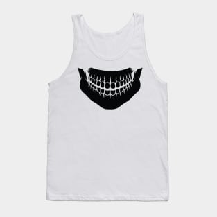 scary teeth face mask Tank Top